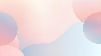 Pastel Abstract Background With Soft Circles And Gentle Gradients For Modern Design Projects