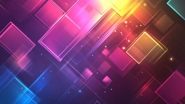Color gradient background featuring soft geometric glow, blending modern minimalism with futuristic light patterns and vibrant abstract visual harmony.