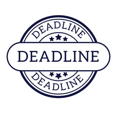 Deadline editable rubber stamp seal