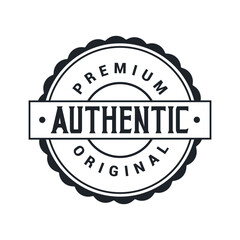 Authentic rubber stamp seal