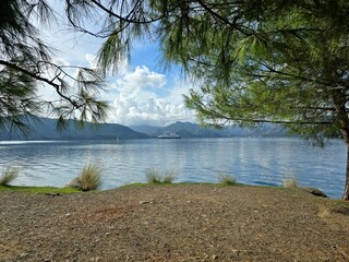 
A section of the outskirts of the small Turkish resort town of Marmaris