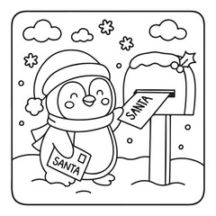  Happy Christmas Coloring Pages, Bold and Easy Cozy Winter Coloring Pages, Christmas Coloring Book Pages, Kids, Adults, Teens, Black and white Drawing, Line Art, Vector Illustration, bold and easy,