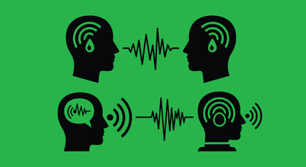 Communication concept interpersonal connection signal transmission