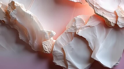 Abstract background featuring soft pastel colors and rocky formations, ideal for elegant