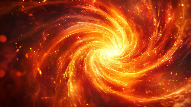 Dynamic energy vortex spiraling toward a bright center, symbolizing power, motion, transformation, focus, and the concentrated force of energy in an abstract visual.
