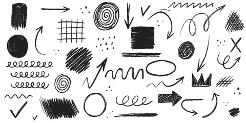 Hand Drawn Sketch Element Collection