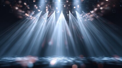 Stage lighting beams