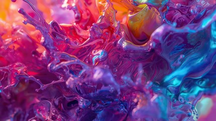 Chromatic Chaos — Abstract Color Explosion