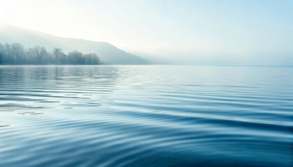 Fototapeta premium Rippled Water Texture with Soft Light Reflections