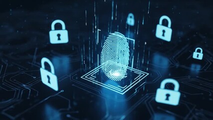 Advanced security system for online data storage protection with unique biometrics access - Powered by Adobe