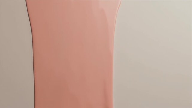 Peachy paint drips in a satisfying visual loop, perfect for beauty and relaxation content