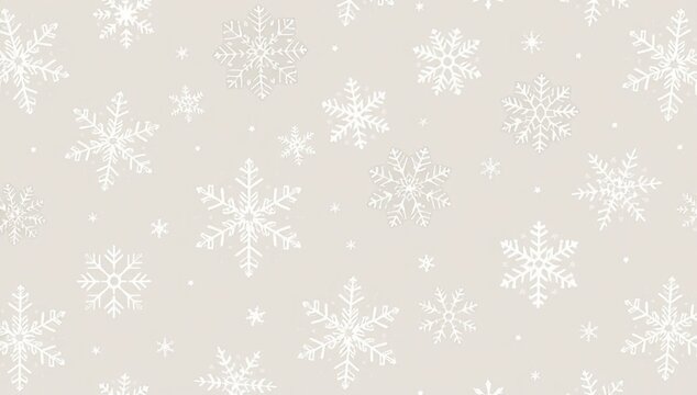christmas background with snowflakes vector