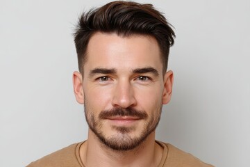 Fototapeta premium Portrait of a Handsome Man with Goatee