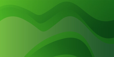 Abstract green wavy background. Ilustration vector EPS 10