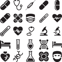 Medical and Healthcare Icons Collection medicine , medicine, health, healthcare, medical, icon, symbol,