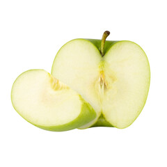 Green Apple cutout, full depth of field.