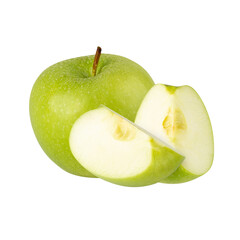 Green Apple cutout, full depth of field.