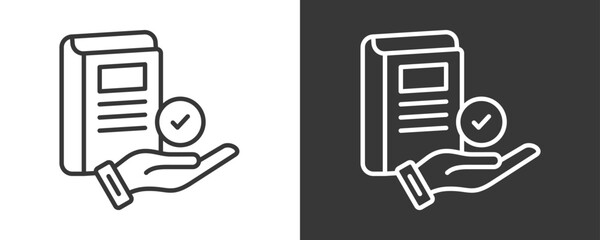 Feasibility Studies Icon Set Vector Collection Isolated In Black And White