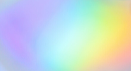 Abstract blur holographic rainbow foil iridescent background
