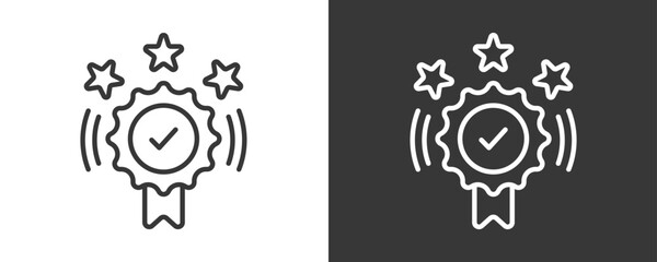 Brand Awareness Icon Set Vector Collection Isolated In Black And White