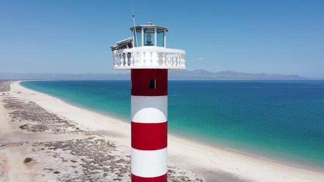 FARO DE PUNTA ARENA PLAYA LA PAZ BAJA CALIFORNIA SUR MEXICO