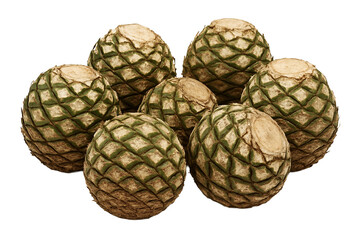 Obraz premium piña agave isolated image
