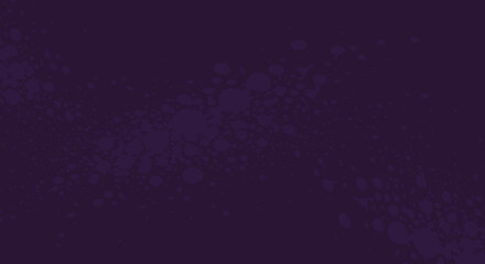 Dark purple grunge texture vector background with subtle abstract paint splatters or ink blot pattern