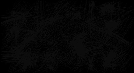Dark Grunge Scribble Texture Vector Background Abstract Distressed Overlay Pattern Design