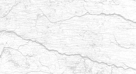 Vector grunge texture overlay background with cracks and distressed pattern in light gray and white