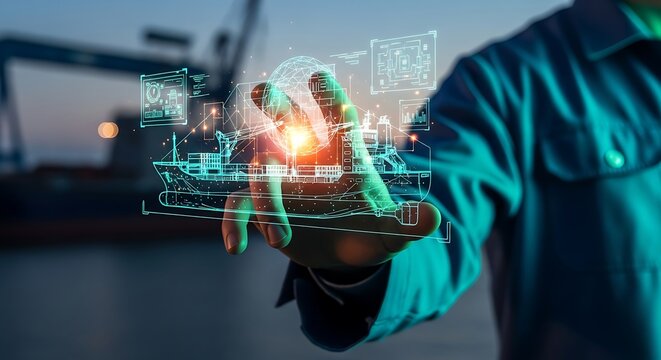 Innovative Maritime Technology Visualizing Future Shipping with Advanced Digital Tools