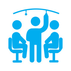 Subway Passengers Icon