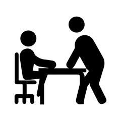 Interview Silhouette