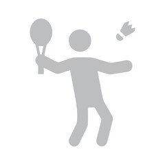 Badminton Player Icon