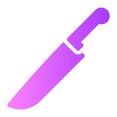 kitchen knife gradient icon