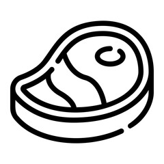 meat line icon