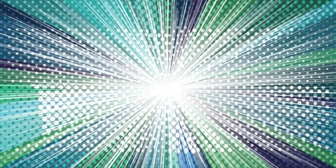 Fotobehang Beren スクリーントーン　青　模様　背景  © J BOY