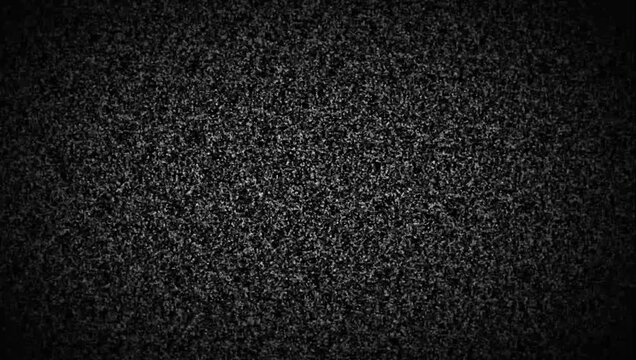 ancient TV device analog white noise close-up 4K 2160p 30fps Ultra HD video - Old television no signal noise TV Old TV - Static tv black and white TV glitch effect,
