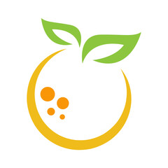 Citrus fruit icon design