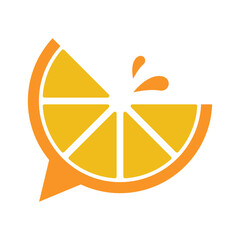 Citrus fruit icon design