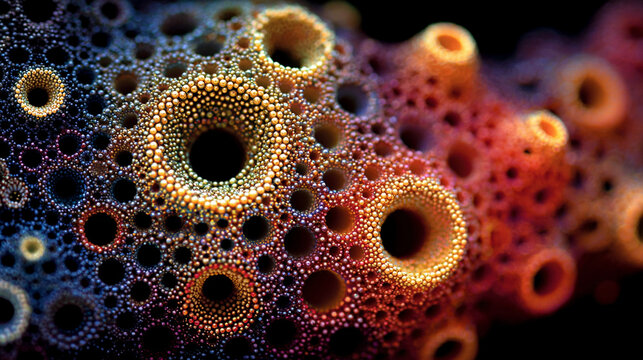 A neural network visualized as glowing, interconnected nodes creating intricate luminous patterns, blending technology and abstract art