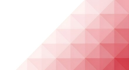 Geometric Gradient Background Featuring a Soft Red and White Diagonal Pattern