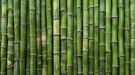 Obraz premium A close up of a bamboo backdrop, Wood texture background, frame, border