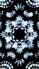 Colorful abstract light patterns kaleidoscope, bokeh, background abstract
