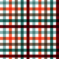 red and white tablecloth