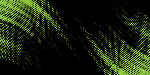 green black brush wrap car sticker pattern abstract banner sporty lines black green color combination grunge brush pattern vector design.