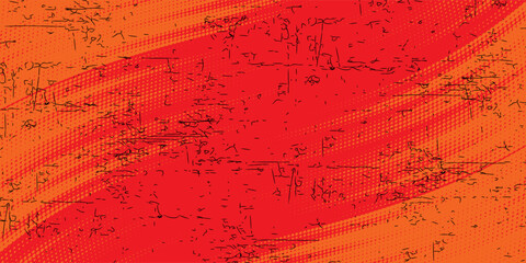 red and orange brush wrap car sticker pattern abstract banner sporty lines red and white color combination grunge brush modern pattern racing motorsport design, Eps 10.