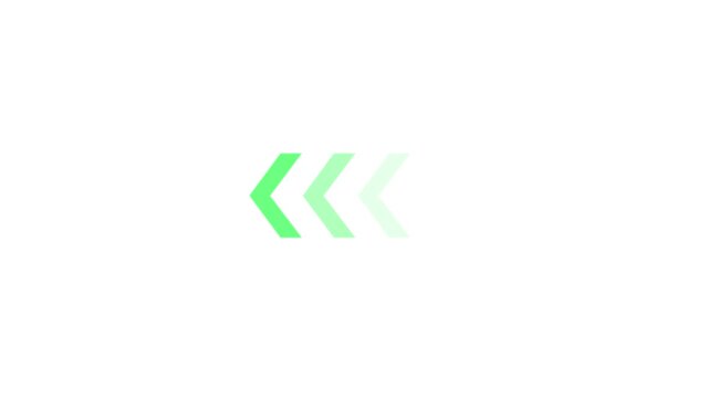 Left-directional arrow loop animation. animated arrows for the overlay video. arrow icon concept animation.