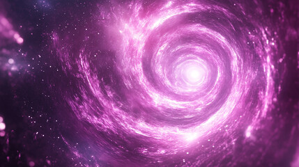 A dynamic pulsing energy vortex radiates with streaks of light, twisting in a hypnotic spiral, conveying motion, power, and cosmic energy.
