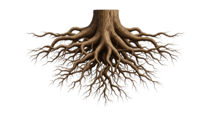 Simple black bird silhouette sitting in wild grass for nature logo or graphic design isolated PNG with Transparent Background