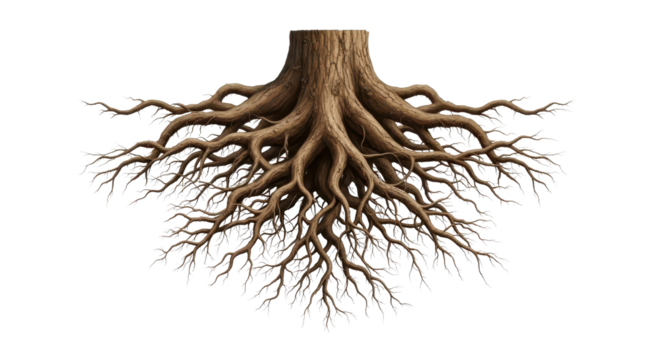 Simple black bird silhouette sitting in wild grass for nature logo or graphic design isolated PNG with Transparent Background